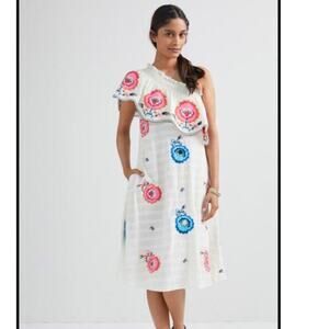 Anthropologie Plenty by Tracy Reese Embroidered Dress